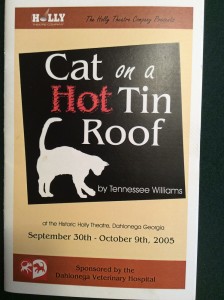 cat-on-a-hot-tin-roof-playbill